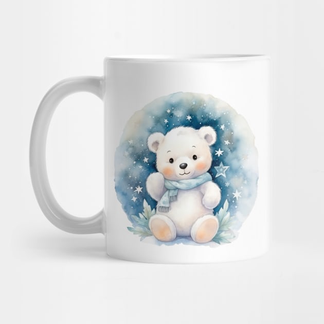 Teddy Bear and Christmas Star by NATLEX